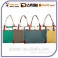 2015 newest organic canvas handbag wholesale women handbag